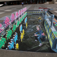 Illustration for article titled 3D Space Invaders Chalk Art